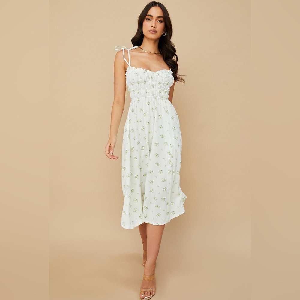 Christabel Ivory Midi Dress 🤍✨